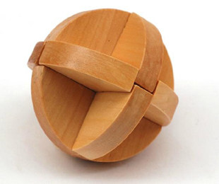 孔明锁鲁班球成人益智玩具智力解锁玩具木制玩具儿童智力玩具特价