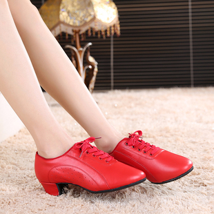 女士女儿童舞蹈鞋成人低跟拉丁鞋跳舞鞋缎恰恰牛仔桑巴伦巴