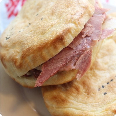 黄金烧饼河南博爱特产伊辉清真传统正宗民族手工起面特制零食夹馍