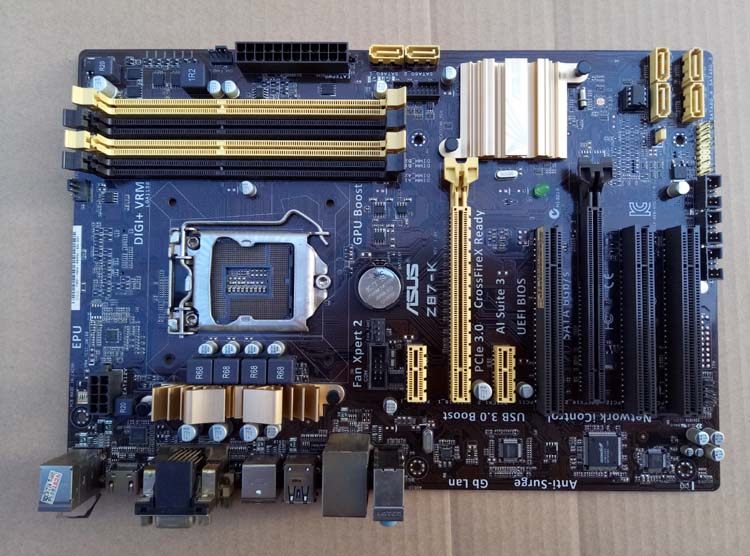 asus/华硕 z87-k 1150针 豪华大板 双卡交火 秒杀b85 一月包换