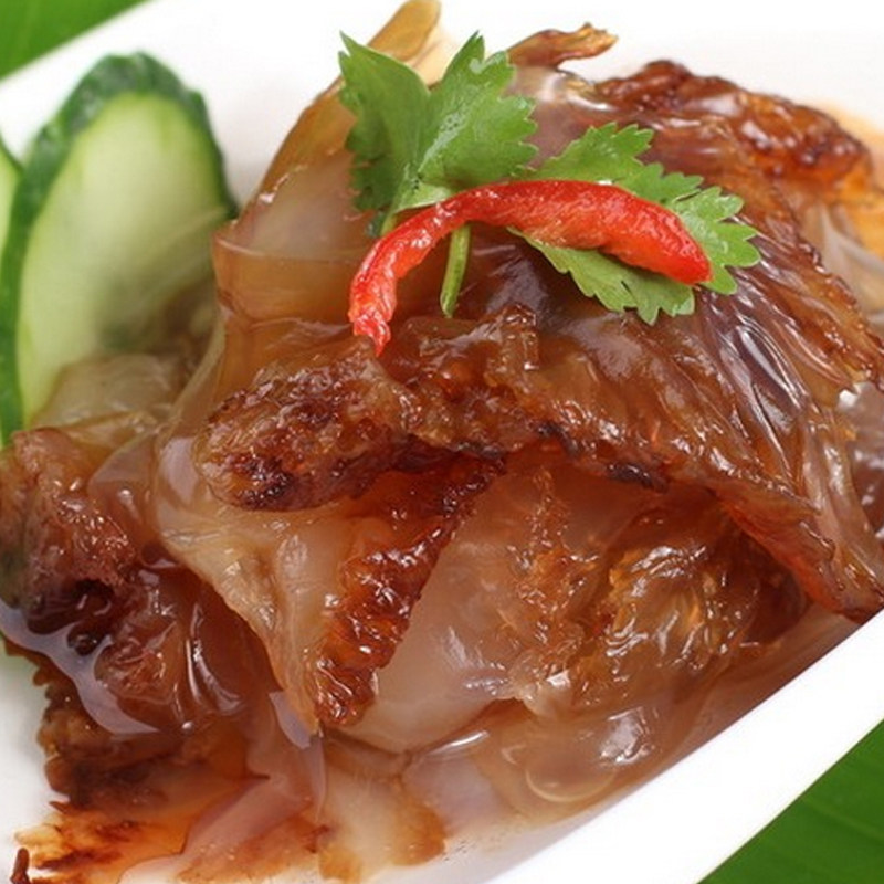 一份4袋包邮 宁波海鲜小吃 野生海蜇 海蜇头 老沈海蜇丝 开袋即食