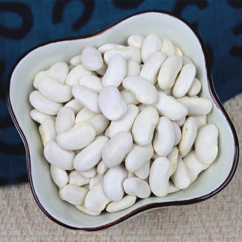 小白豆 新货 农家自产白芸豆250g云南特产 豆类粗粮 五谷杂粮包邮