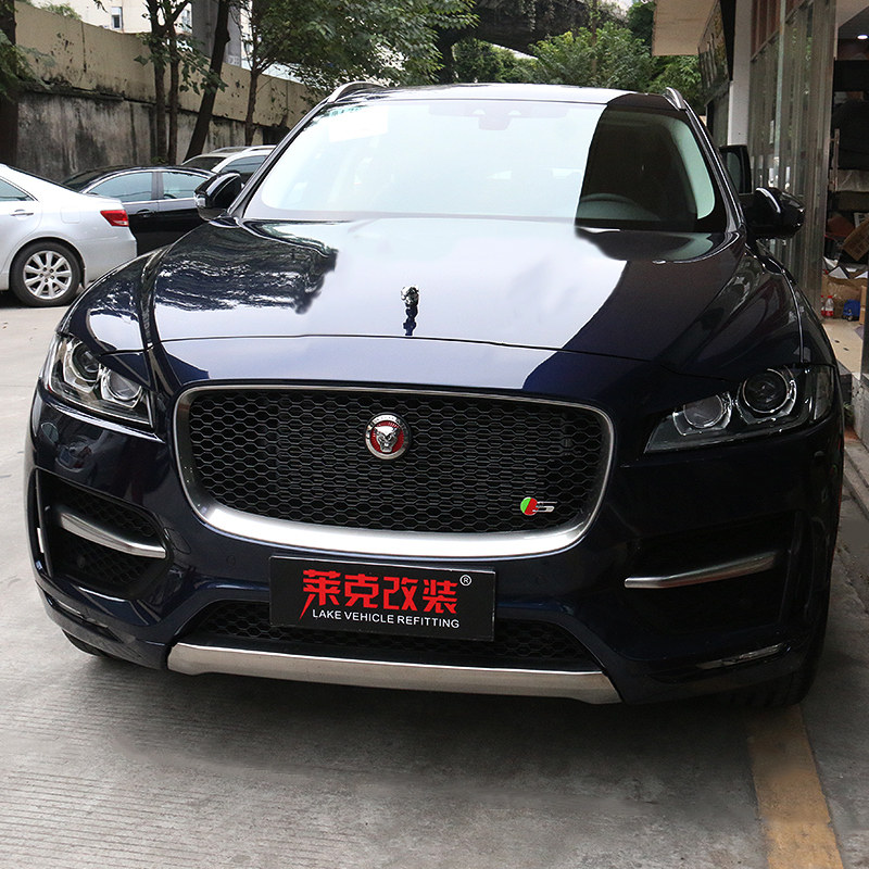 莱克适用于捷豹车头立标捷豹fpace改装专用机盖前标xfl xj 机头标