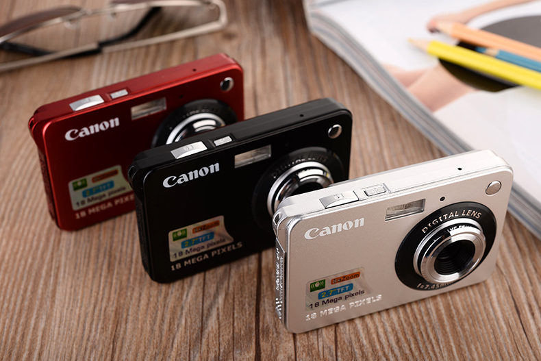 可摄像 佳能 普通家用自拍数码卡片照相机