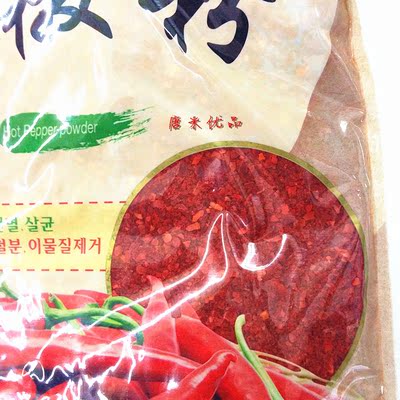 辣椒粉【户户牌 精选粗辣椒面1kg】 无添加辣椒碎 韩国泡菜调味料