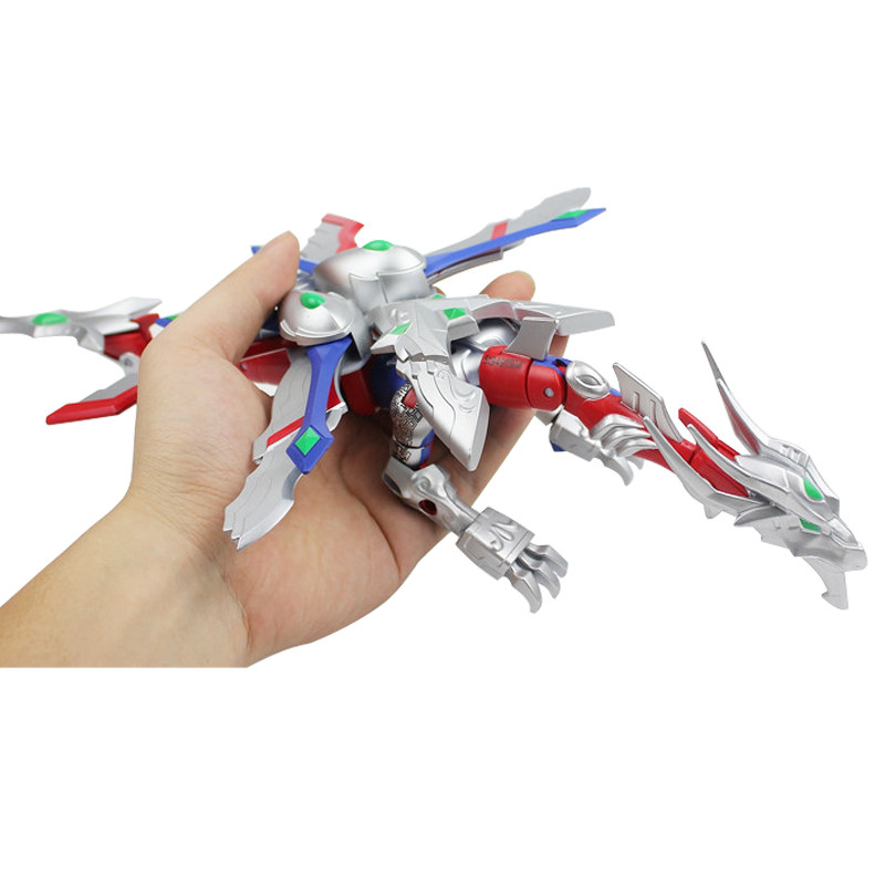 正版 雷星风炎海地耀光之奥特龙 赛罗迪迦奥特曼龙 变形玩具