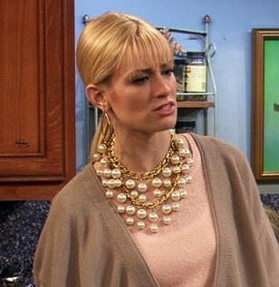 破产女孩破产姐妹broke girl卡罗琳caroline 新款多层大珍珠项链