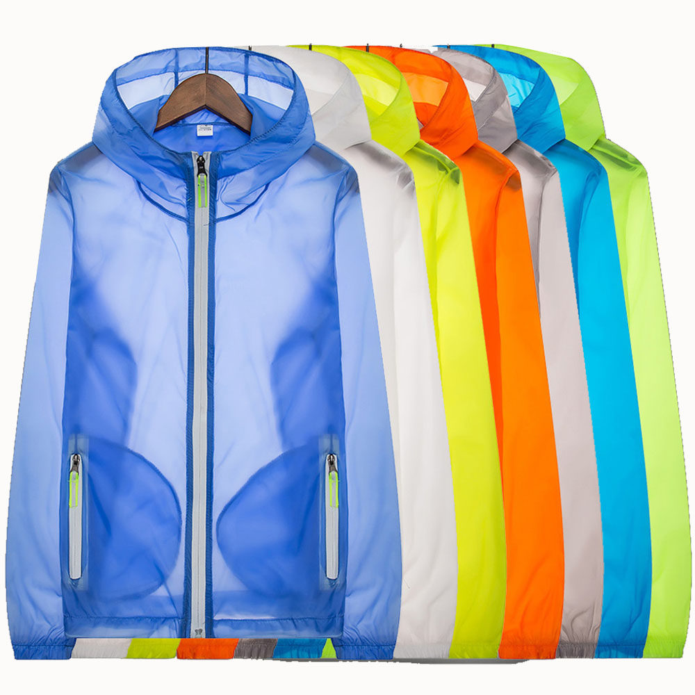 薄款学生夏季外套男衣服立领修身夹克超薄透气韩版长袖防晒衣潮流