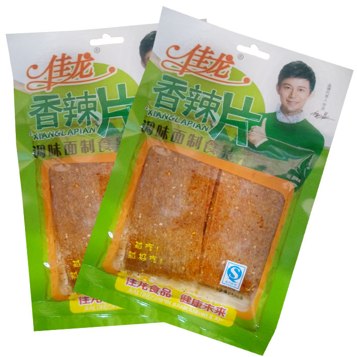 佳龙香辣片110g 辣条麻辣片休闲零食小吃特产面素食辣片