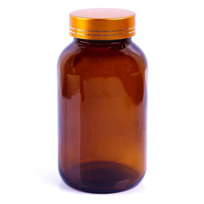 茶色药品玻璃小瓶中医粉包装瓶医用胶囊瓶广口避光空瓶子空药小瓶