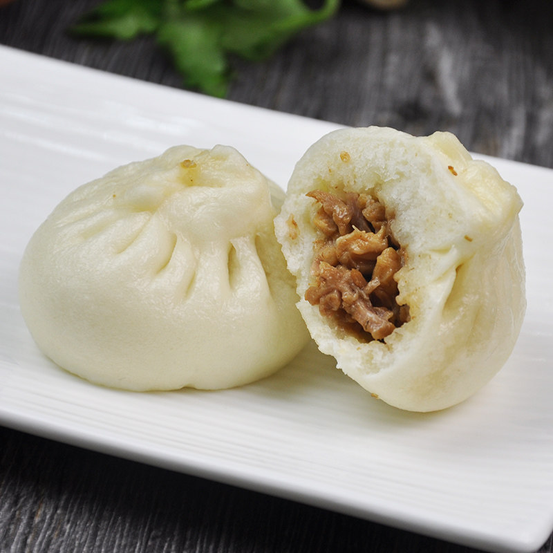 三和四美 三丁包360g/袋12个扬州特产点心竹笋肉包包子小笼包