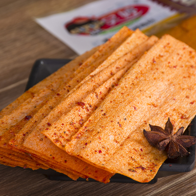 包邮 吴婷红油馍片 102g*3/5/10包 麻辣片干辣片辣条儿时的味道