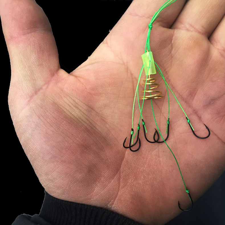 梦达伊豆千又鲫鱼小爆炸钩有倒刺鱼钩抛竿海竿防缠绕盒装套