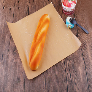 优质牛皮纸汉堡纸 炸鸡盒防油纸 鸡肉卷纸 防油纸包装纸200张包邮