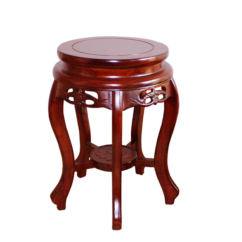 老榆木创意实木凳仿古凳子明清古典餐椅实木圆凳子中式仿古家具