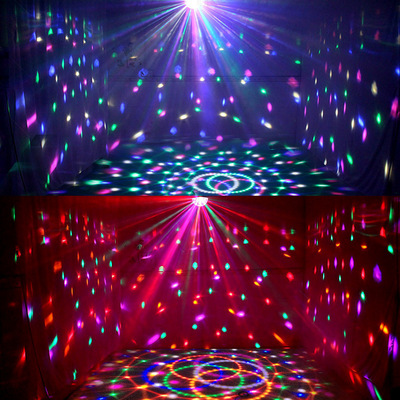 ktv闪光灯彩灯旋转灯声控水晶魔球七彩舞台灯光酒吧包房激光灯带