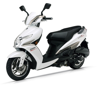 豪爵铃木 vr150 hj150t-19 个性都市轻奢大踏板 摩托车全新上市