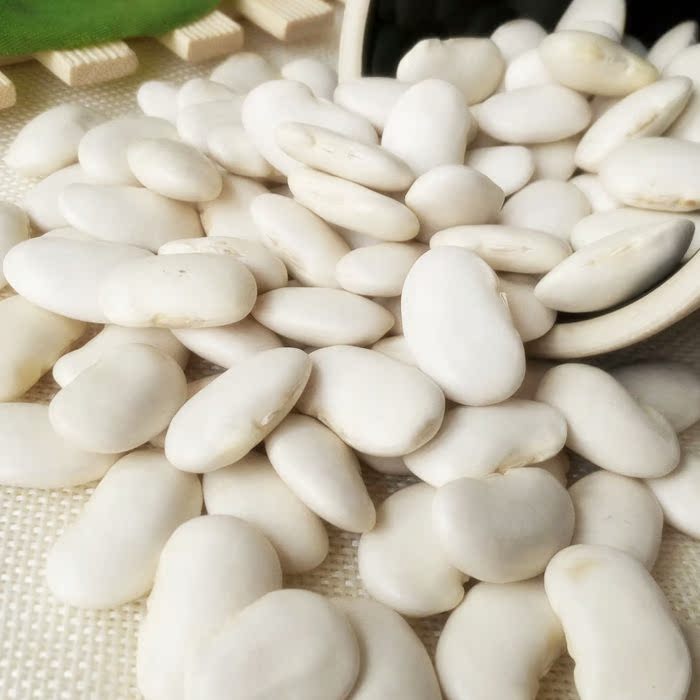 新产大白扁豆 饭豆菜豆 大白豆 面豆 白芸豆 500g