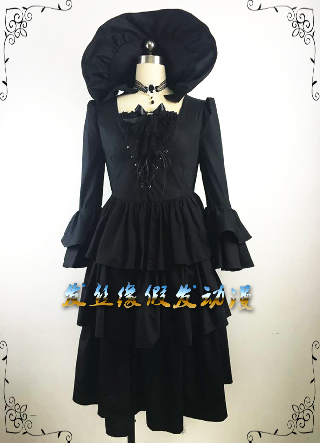 空气刘海 yurisa同款 日常原宿 lolita 混灰色长发 奶奶灰cos假发