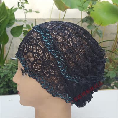 穆斯林用品绣花女帽包邮新款回族回民清真盖头衬帽伊斯兰包头帽