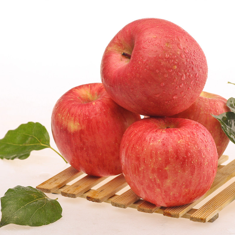 【喜人喜】烟台苹果水果新鲜山东吃的栖霞红富士10斤85#大果包邮