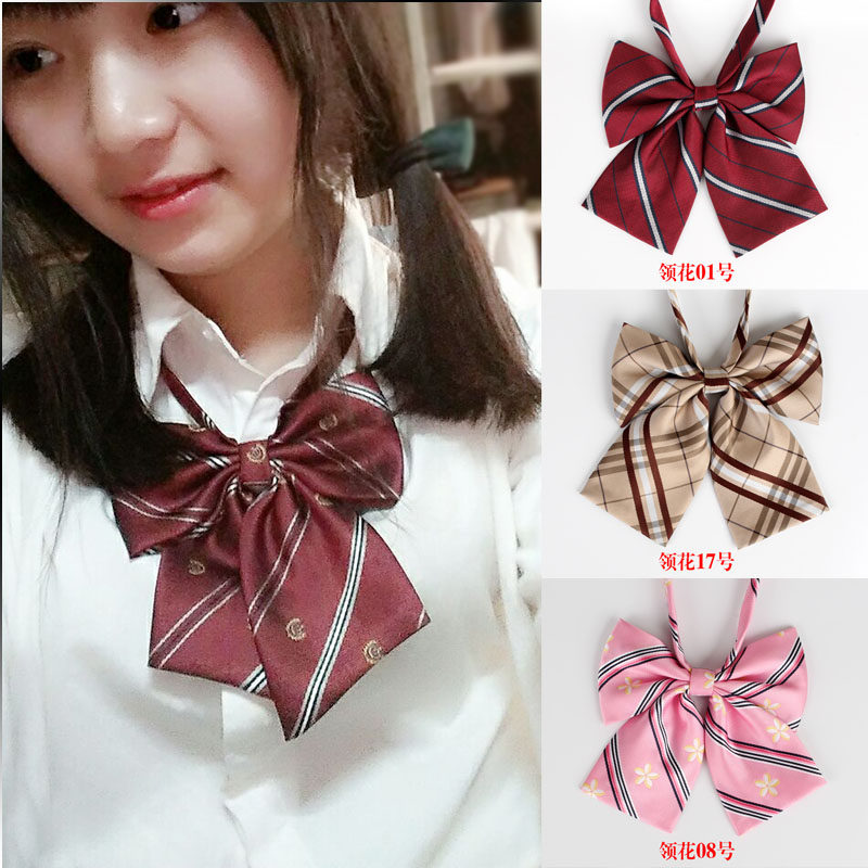日韩学生职业jk制服领结领花女可爱甜美蝴蝶结银行酒店空姐工装_8折