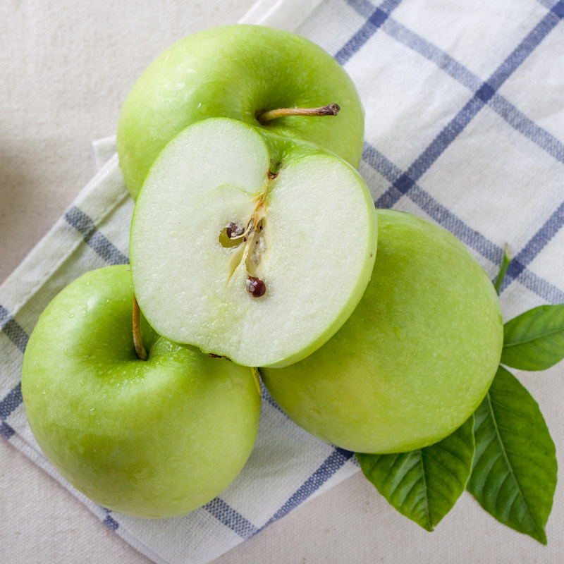 五羊星有机青苹果现摘新鲜特产时令水果青苹果5斤装爽脆酸甜包邮