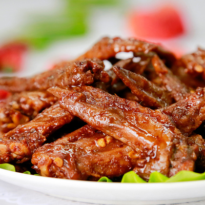 【周黑鸭品牌店_锁鲜】气调盒装卤鸡翅尖280gx2盒 武汉特产零食