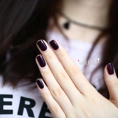 opi指甲油 美国原装紫黑色车厘子色w42/i43显白持久快干 环保甲油