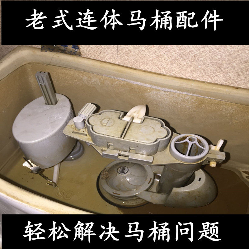 坐便器水箱配件 马桶排水阀 抽水座便器出水阀冲水器厕所蹲便器