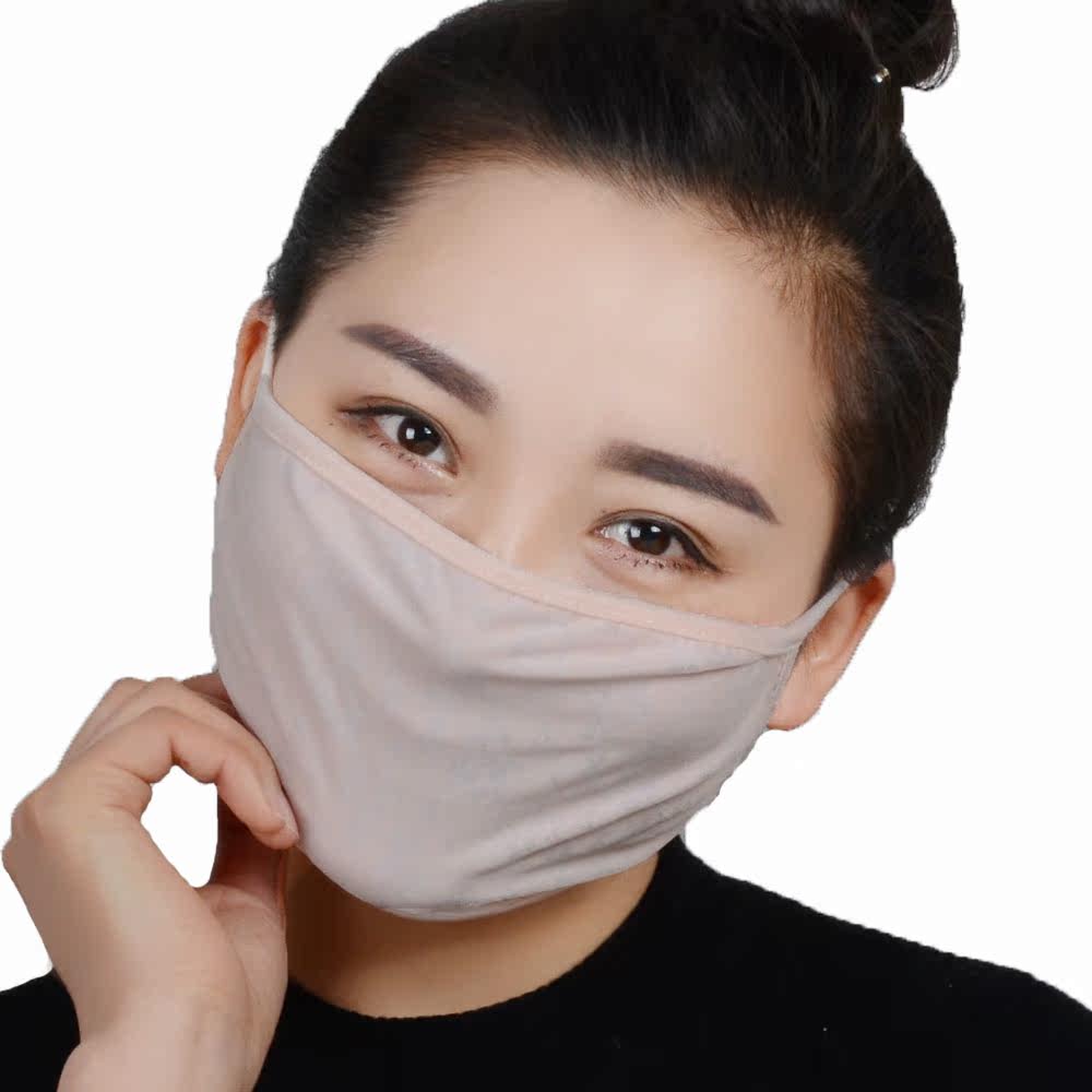 夏季防晒口罩女超薄款冰丝纯棉韩版时尚透气加大防尘蕾丝防紫外线