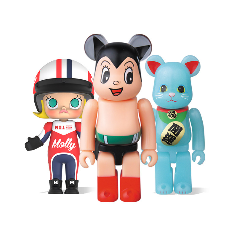 pop mart 泡泡玛特 积木熊33代系列/molly职业盲盒组合