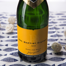 德国雷司令干型起泡酒riesling brut sekt白葡萄酒传统法红酒