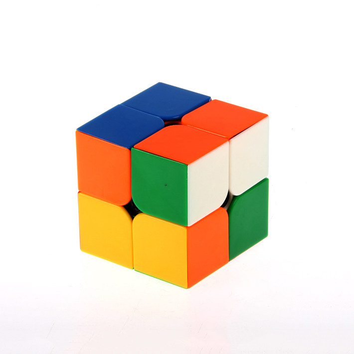 【魔方大师】包邮 奇艺魔方格实色免贴纸魔方 二三四五阶魔方组合