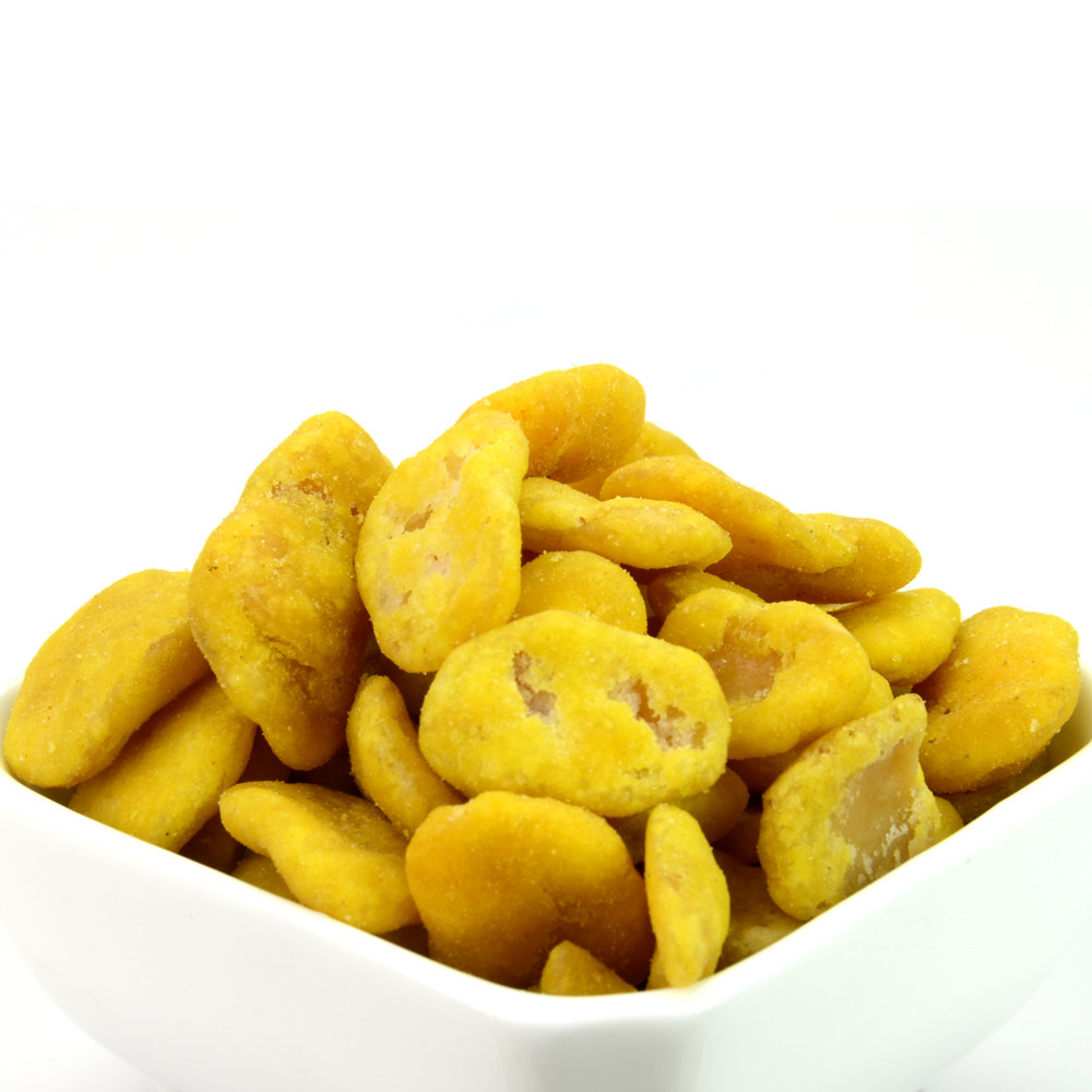 上海特产老城隍庙热卖食品 婕轩蟹壳黄豆瓣200克/袋