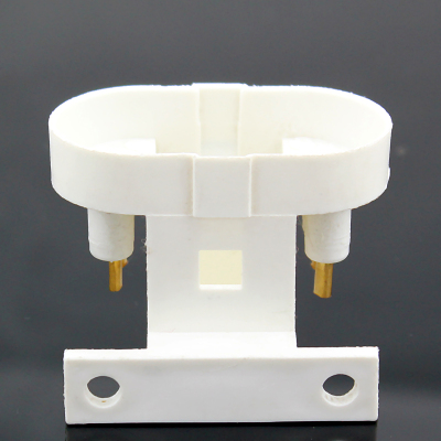 g32q灯座 双排四针灯座 紫外线消毒灯灯座 h型uv杀菌灯座 带夹