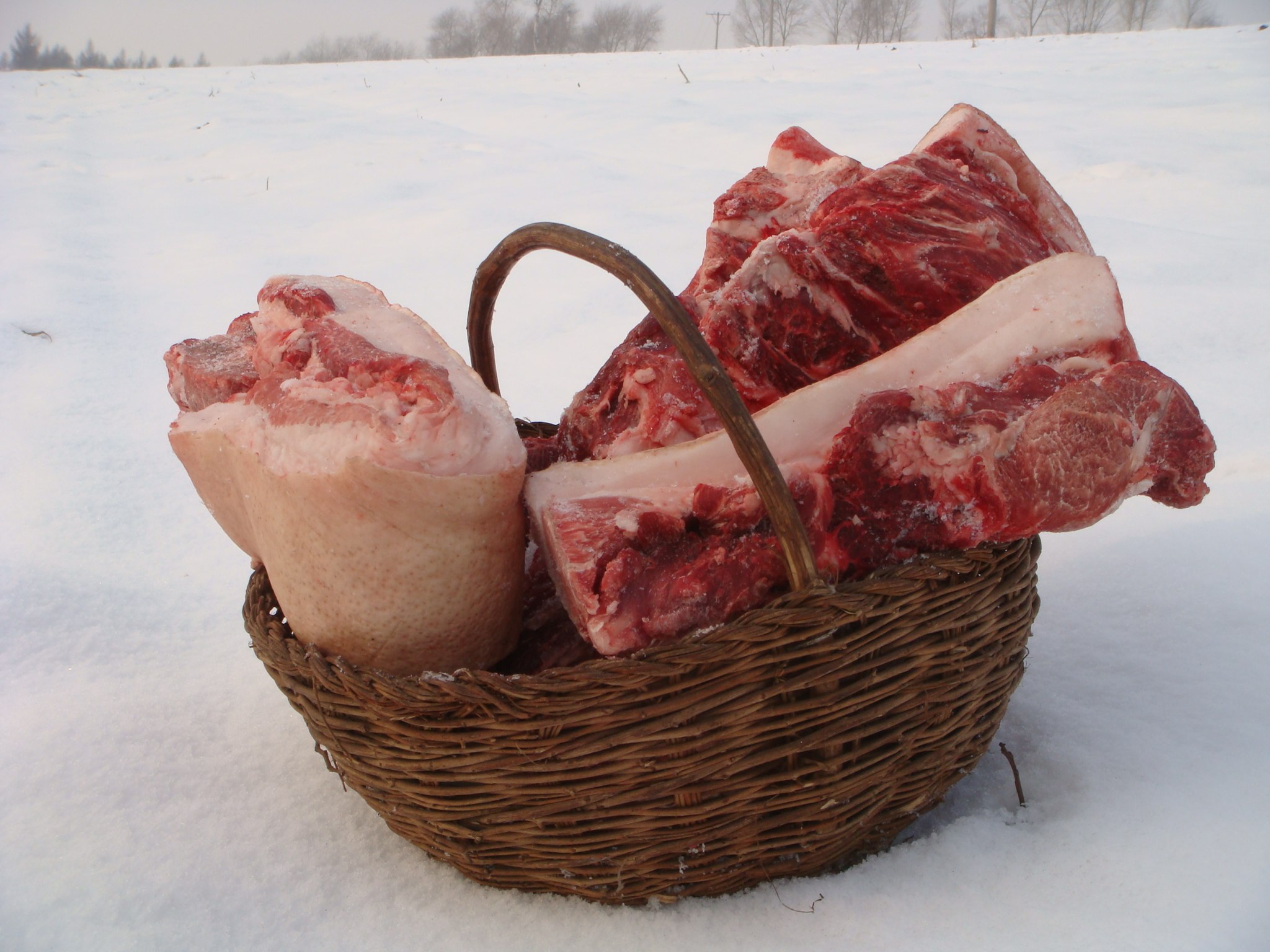 新鲜猪肉农村自家散养笨猪肉农村土猪肉吃粮食的猪肉散养猪肉