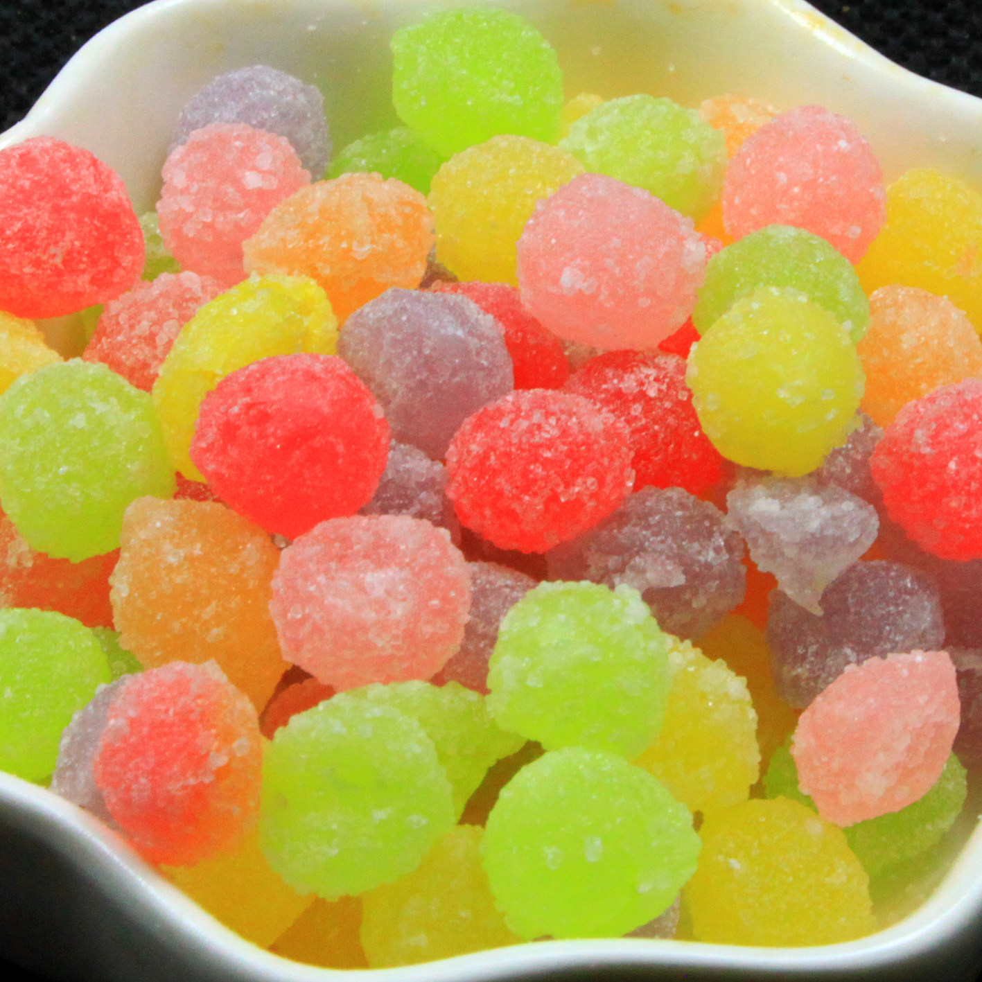 奇乐多沙拉豆水果味糖果 彩虹色颗粒小糖 80后怀旧零食包邮