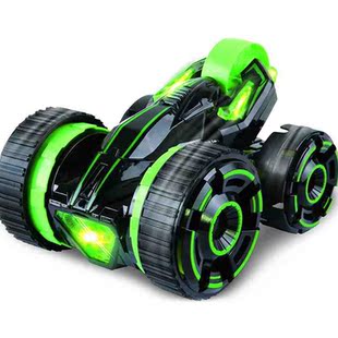 rd/仁达遥控翻斗特技车充电360度旋转伸缩加长版音乐灯光玩具985
