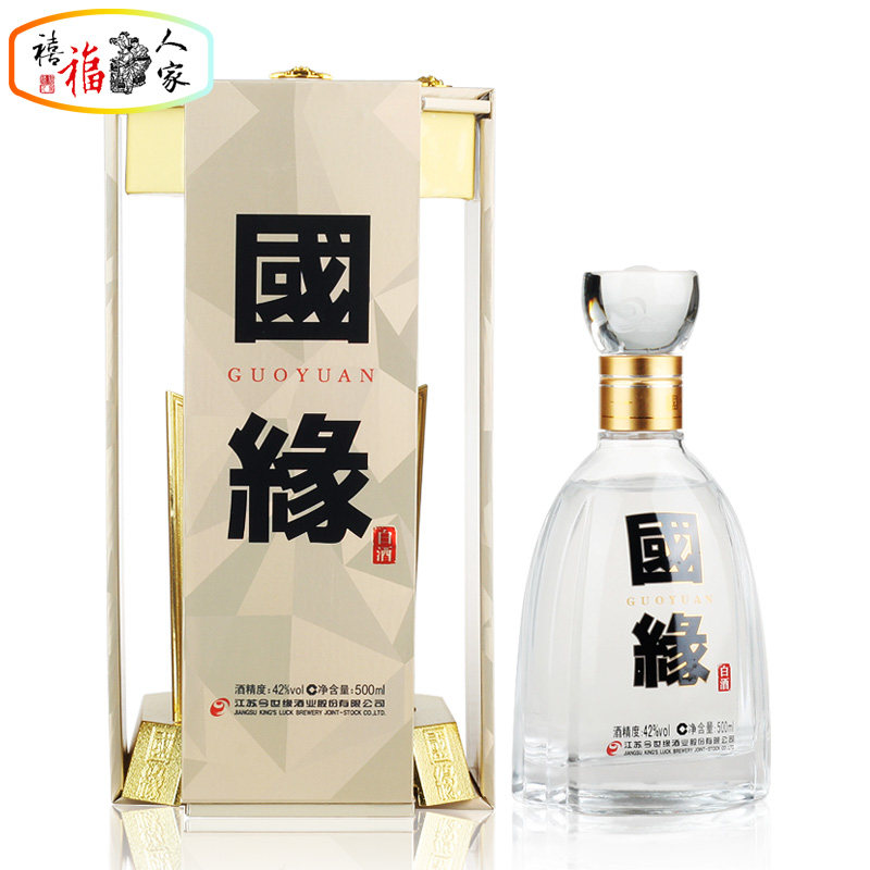 国产白酒 42度今世缘国缘四开系列白酒 国缘老四开 500ml