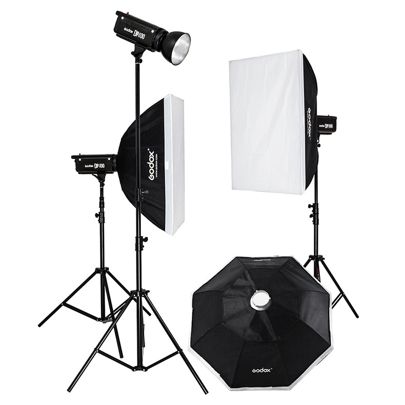 神牛小先锋160w摄影灯静物摄影箱淘宝拍照灯小摄影棚便携柔光灯箱