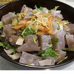 卫辉特产山香皮扎红薯粉条焖子山香皮扎 农家纯手工皮渣 老法蒸制