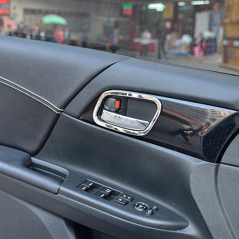 本田14-17款九代雅阁不锈钢内门碗贴 9代9.5代雅阁改装专用拉手贴