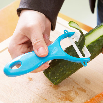 陶瓷瓜刨 厨房瓜果刨刀削皮器削皮刀 不生锈蔬果刨皮刀水果刨_5折现价