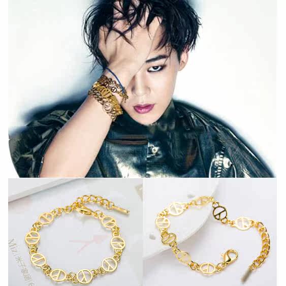 bigbang权志龙g-dragon同款gd coup detat手链手环时尚配饰品