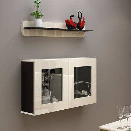 展示与对比:正品宜家家居 百灵玻璃门吊柜 储物柜国内代购宜家_7折