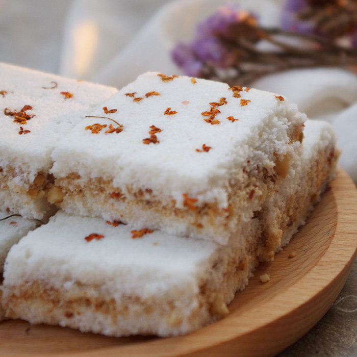 桂花糕年货传统糕点纯手工现做米糕宁波温州特产小吃糯米糕零食