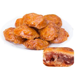 广东特产正宗潮汕鸡仔饼手工酥饼干传统糕点早餐点心肉馅美食小吃