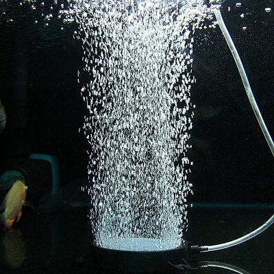 鱼缸增氧气泡石气盘面包圆盘气石氧气石半圆气泡石出气砂头沙头