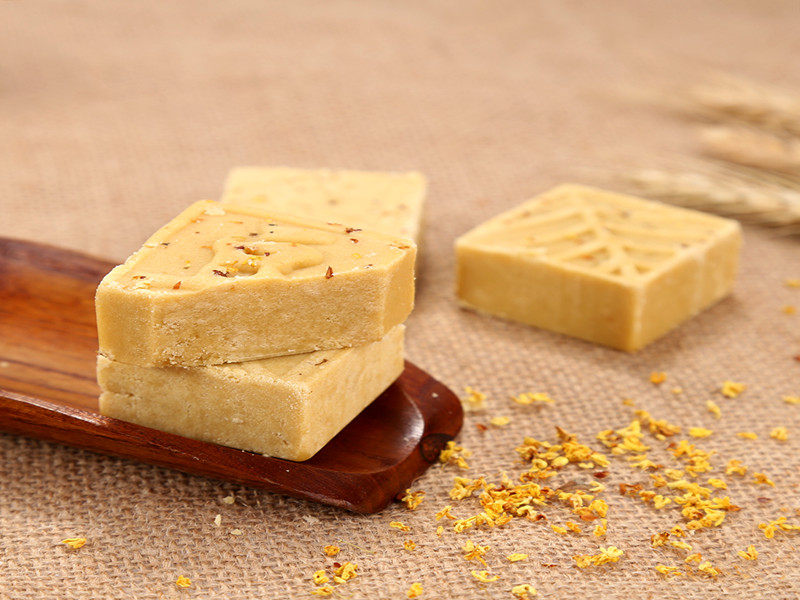 上海特产桂花糕500克 传统糕点 特色零食小吃办公室风都食品包邮